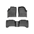 thumbnail image 1 of WeatherTech Custom Fit FloorLiners compatible with 2003-2009 Lexus GX - 1st & 2nd Row, Black, 1 of 5
