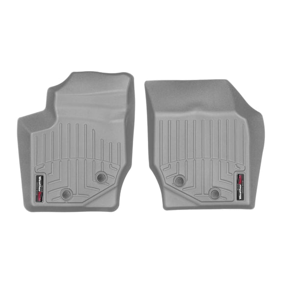 WeatherTech Custom Fit FloorLiners compatible with 2003-2014 Volvo XC90 - 1st Row (Driver & Passenger), Grey
