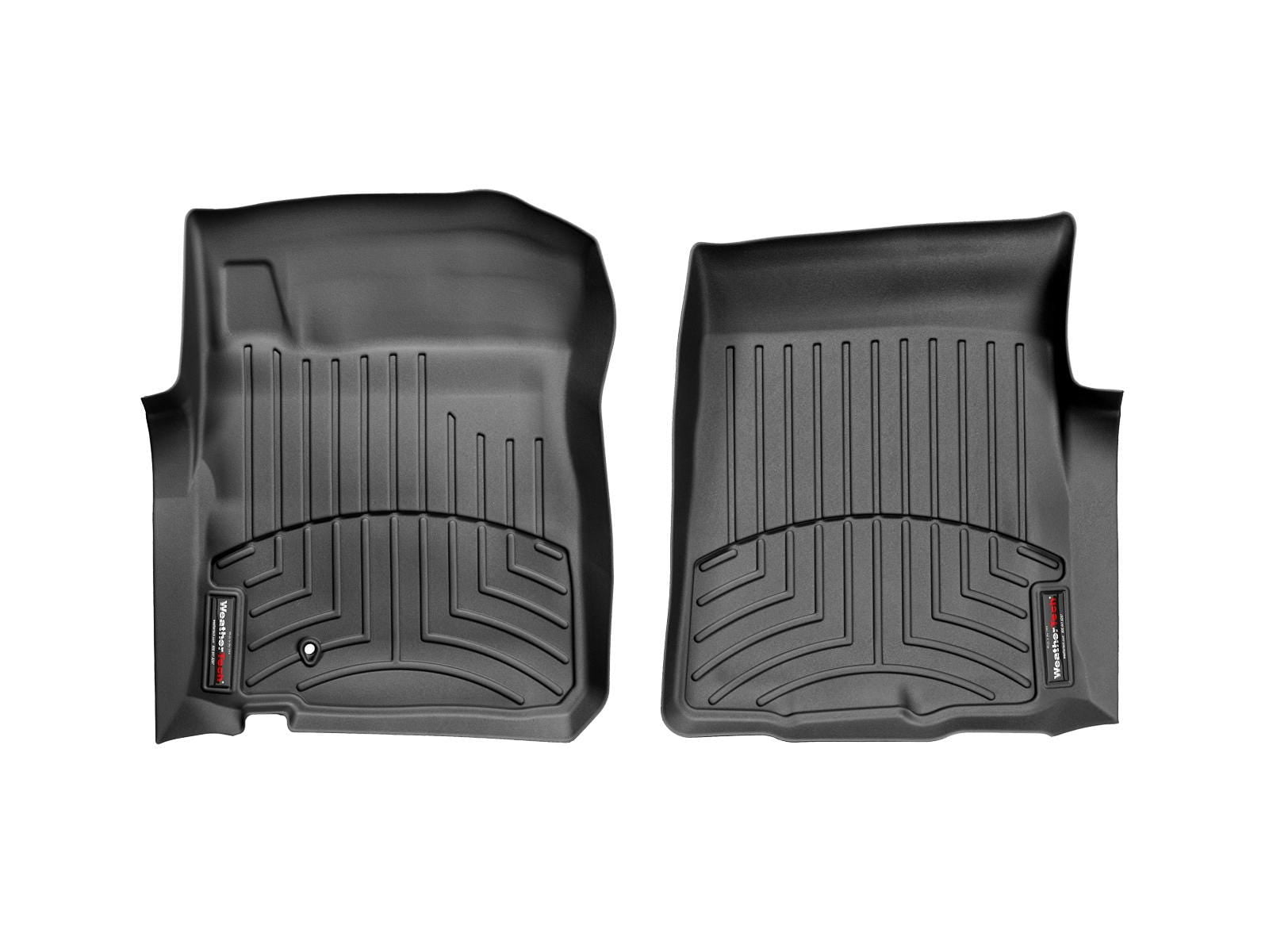 WeatherTech Custom Fit FloorLiners compatible with 1997-1999 Ford F-150 - 1st Row (Driver & Passenger), Black