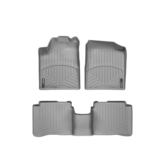 WeatherTech Custom Fit FloorLiners compatible with 2004-2008 Nissan Maxima - 1st & 2nd Row, Grey