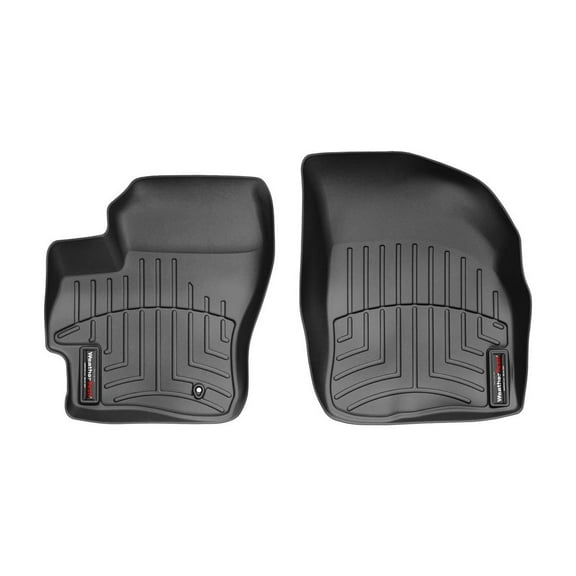WeatherTech Custom Fit FloorLiners compatible with 2004-2009 Mazda MAZDA3 - 1st Row (Driver & Passenger), Black