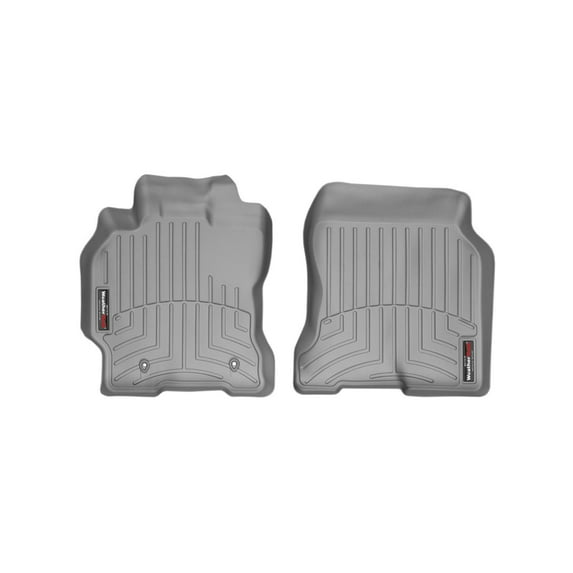 WeatherTech Custom Fit FloorLiners compatible with 2004-2009 Toyota Prius - 1st Row (Driver & Passenger), Grey