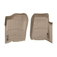 thumbnail image 1 of WeatherTech Custom Fit FloorLiners compatible with 2004-2010 Ford Ranger - 1st Row (Driver & Passenger), Tan, 1 of 5
