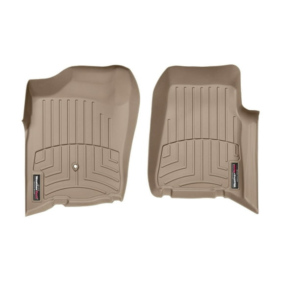 WeatherTech Custom Fit FloorLiners compatible with 2004-2010 Ford Ranger - 1st Row (Driver & Passenger), Tan