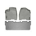 thumbnail image 1 of WeatherTech Custom Fit FloorLiners compatible with 2004-2010 Toyota Sienna - 1st & 2nd Row, Grey, 1 of 4