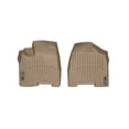 thumbnail image 1 of WeatherTech Custom Fit FloorLiners compatible with 2004-2010 Toyota Sienna - 1st Row (Driver & Passenger), Tan, 1 of 5