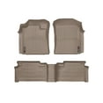 thumbnail image 1 of WeatherTech Custom Fit FloorLiners compatible with 2005-2006 Toyota Tundra - 1st & 2nd Row, Tan, 1 of 5