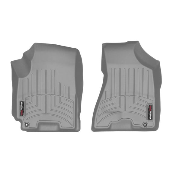 WeatherTech Custom Fit FloorLiners compatible with 2005-2010 Kia Sportage - 1st Row (Driver & Passenger), Grey