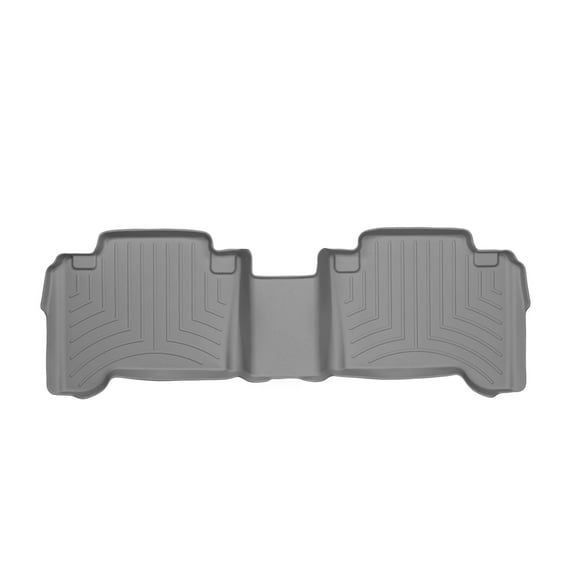 WeatherTech Custom Fit FloorLiners compatible with 2012-2015 Toyota Tacoma - 2nd Row, Grey