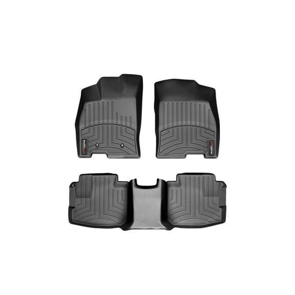 WeatherTech Custom Fit FloorLiners compatible with 2006-2006 Buick Lucerne - 1st & 2nd Row, Black