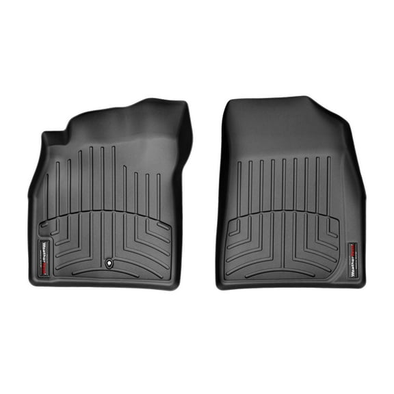 WeatherTech Custom Fit FloorLiners compatible with 2006-2011 Chevrolet HHR - 1st Row (Driver & Passenger), Black