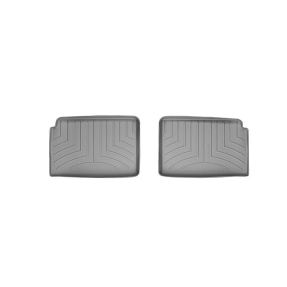 WeatherTech Custom Fit FloorLiners compatible with 2006-2011 Chevrolet HHR - 2nd Row (2-Piece Liner), Grey