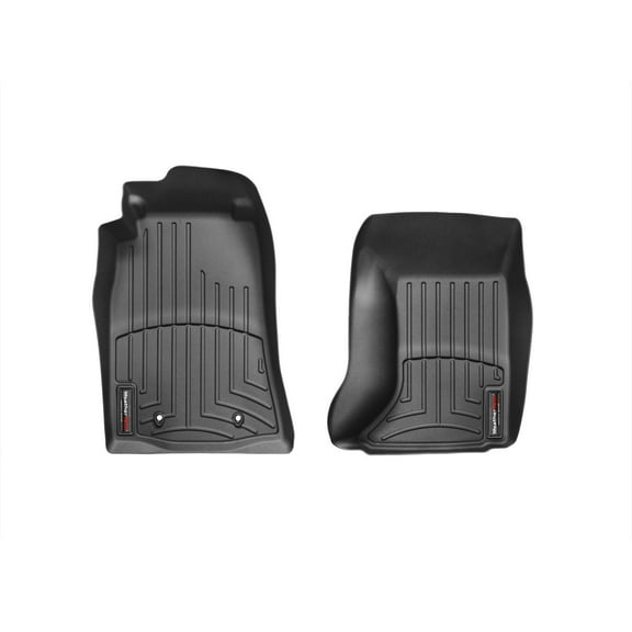 WeatherTech Custom Fit FloorLiners compatible with 2006-2015 Mazda MX-5 Miata - 1st Row (Driver & Passenger), Black
