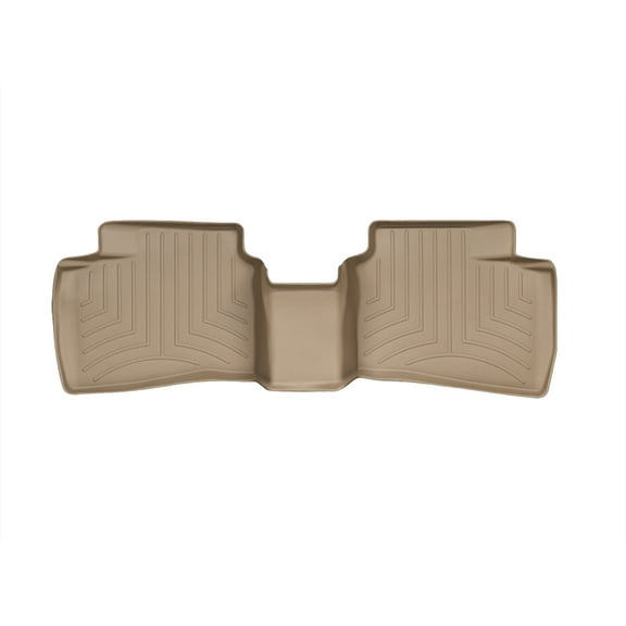 WeatherTech Custom Fit FloorLiners compatible with 2009-2010 Hyundai Elantra - 2nd Row, Tan