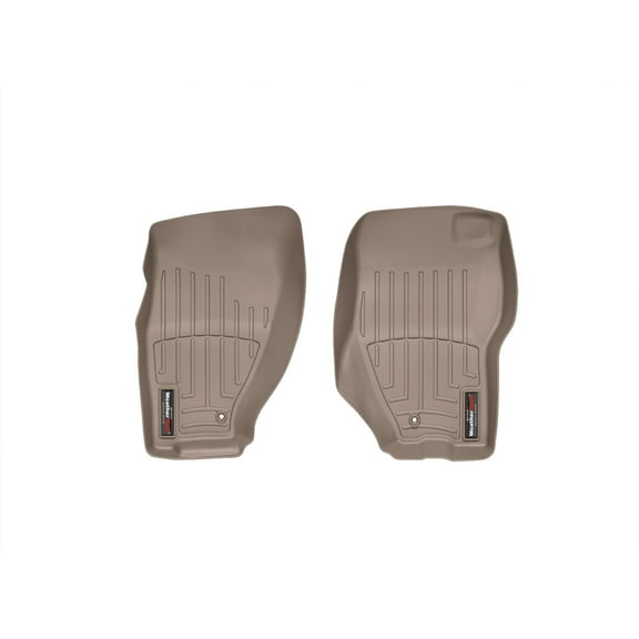 WeatherTech Custom Fit FloorLiners compatible with 2007-2011 Dodge Nitro - 1st Row (Driver & Passenger), Tan