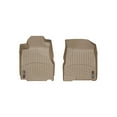 thumbnail image 1 of WeatherTech Custom Fit FloorLiners compatible with 2007-2011 Honda CR-V - 1st Row (Driver & Passenger), Tan, 1 of 5
