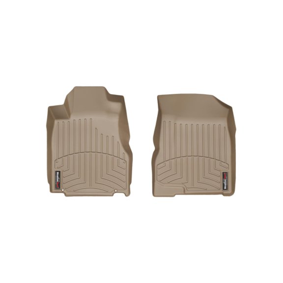 WeatherTech Custom Fit FloorLiners compatible with 2007-2011 Honda CR-V - 1st Row (Driver & Passenger), Tan