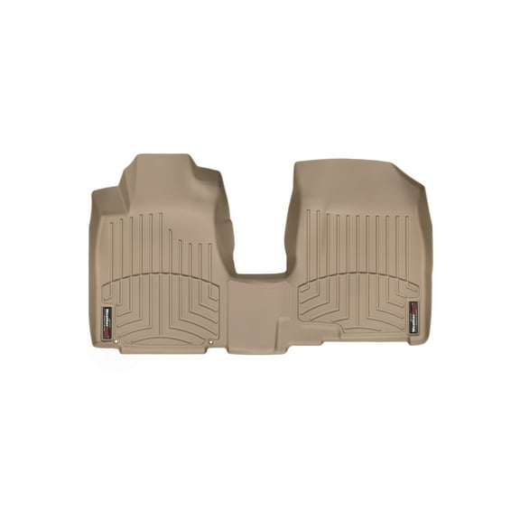WeatherTech Custom Fit FloorLiners compatible with 2007-2011 Honda CR-V - 1st Row - Over The Hump, Tan