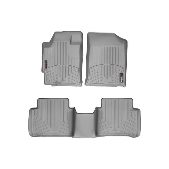 WeatherTech Custom Fit FloorLiners compatible with 2007-2012 Nissan Altima - 1st & 2nd Row, Grey