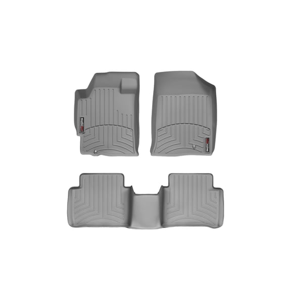 WeatherTech Custom Fit FloorLiners compatible with 2007-2012 Nissan Altima - 1st & 2nd Row, Grey