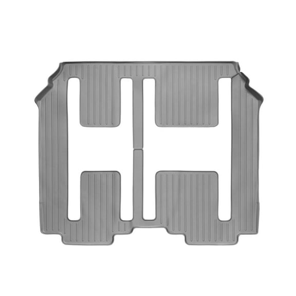 WeatherTech Custom Fit FloorLiners compatible with 2007-2015 Mazda CX-9 - One piece - 2nd and 3rd row coverage, Grey