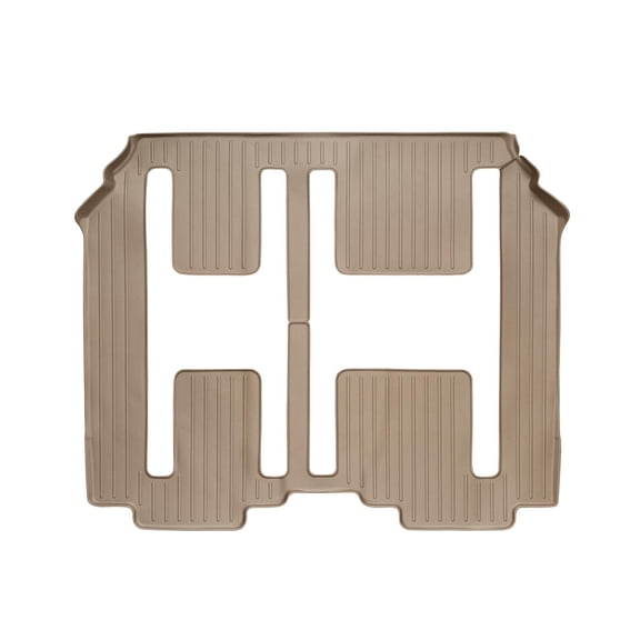 WeatherTech Custom Fit FloorLiners compatible with 2007-2015 Mazda CX-9 - One piece - 2nd and 3rd row coverage, Tan