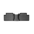 thumbnail image 1 of WeatherTech Custom Fit FloorLiners compatible with 2007-2013 Mitsubishi Outlander - 2nd Row, Black, 1 of 5