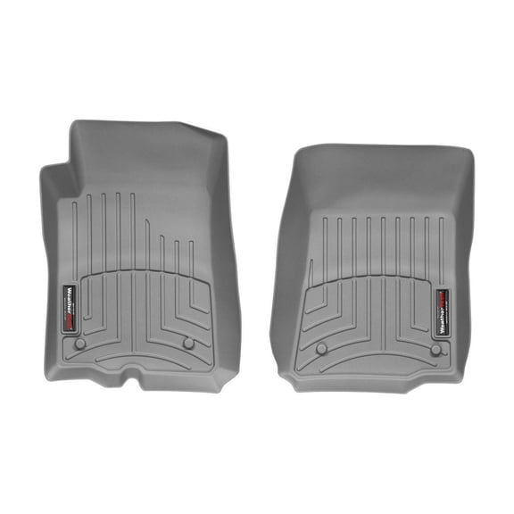 WeatherTech Custom Fit FloorLiners compatible with 2008-2009 Pontiac G8 - 1st Row (Driver & Passenger), Grey