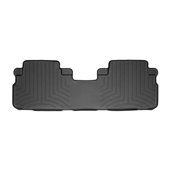 WeatherTech Custom Fit FloorLiners compatible with 2008-2013 Toyota Highlander - 2nd Row, Black