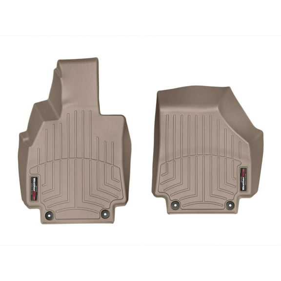 WeatherTech Custom Fit FloorLiners compatible with 2008-2015 Audi R8 - 1st Row (Driver & Passenger), Tan