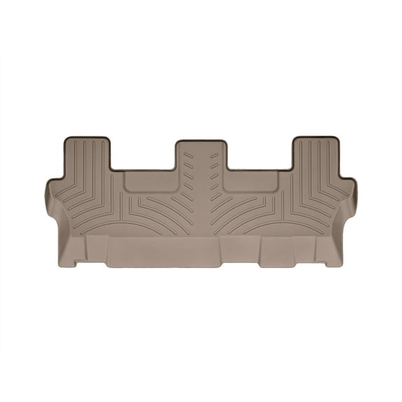 WeatherTech Custom Fit FloorLiners compatible with 2012-2022 Toyota Sequoia - 3rd Row, Tan