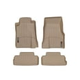 thumbnail image 1 of WeatherTech Custom Fit FloorLiners compatible with 2009-2010 Ford Mustang - 1st & 2nd Row (2-pc. Rear Liner), Tan, 1 of 4
