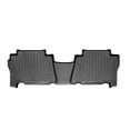 thumbnail image 1 of WeatherTech Custom Fit FloorLiners compatible with 2009-2010 Kia Borrego - 2nd Row, Black, 1 of 5
