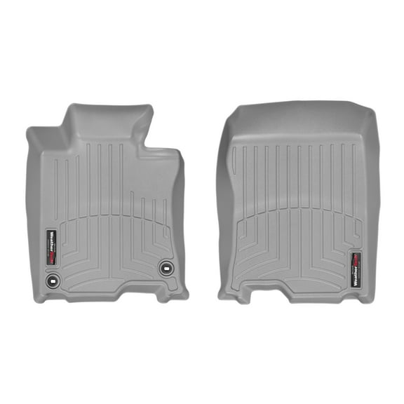 WeatherTech Custom Fit FloorLiners compatible with 2009-2014 Acura TSX - 1st Row (Driver & Passenger), Grey