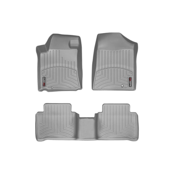 WeatherTech Custom Fit FloorLiners compatible with 2009-2014 Nissan Maxima - 1st & 2nd Row, Grey