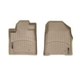 thumbnail image 1 of WeatherTech Custom Fit FloorLiners compatible with 2009-2015 Honda Pilot - 1st Row (Driver & Passenger), Tan, 1 of 5