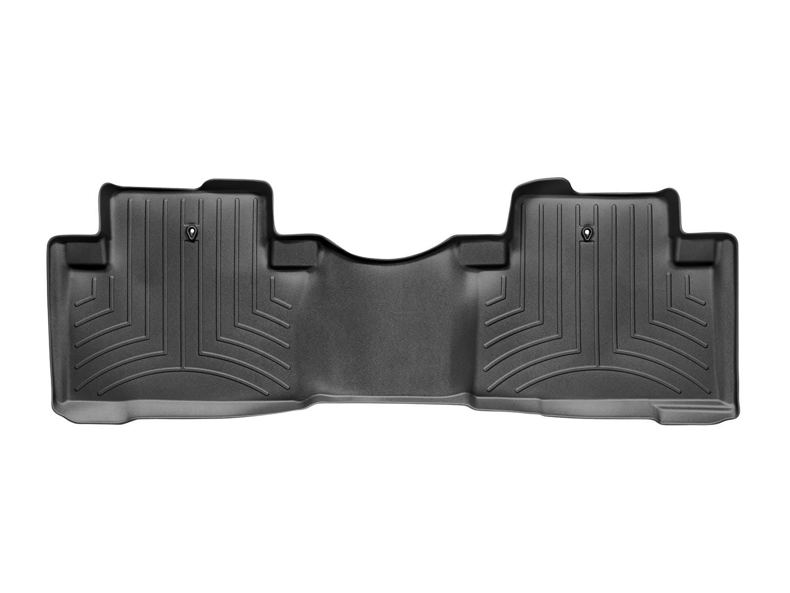 WeatherTech Custom Fit FloorLiners compatible with 2009-2015 Honda Pilot - 2nd Row, Black