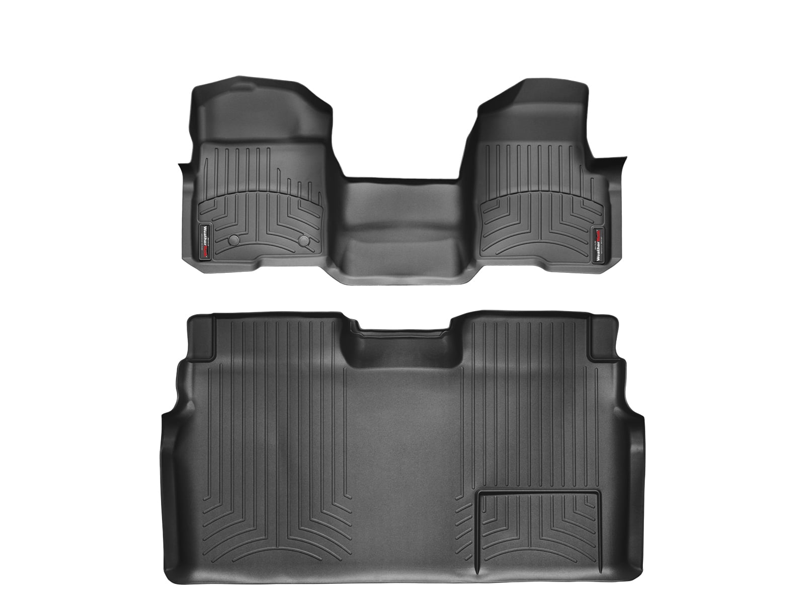 WeatherTech Black Front FloorLiner/Ford/Taurus/2010 - 2014 Fits Vehicles With 2 Retention Knobs On Ther Driver S Side 443021