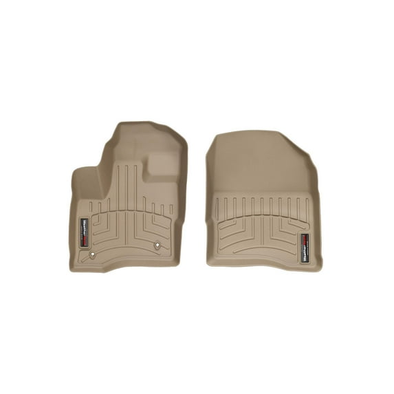 WeatherTech Custom Fit FloorLiners compatible with 2010-2010 Ford Taurus - 1st Row (Driver & Passenger), Tan