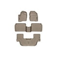 thumbnail image 1 of WeatherTech Custom Fit FloorLiners compatible with 2010-2010 Lincoln MKT - Complete Set (1st, 2nd, & 3rd Row), Tan, 1 of 5