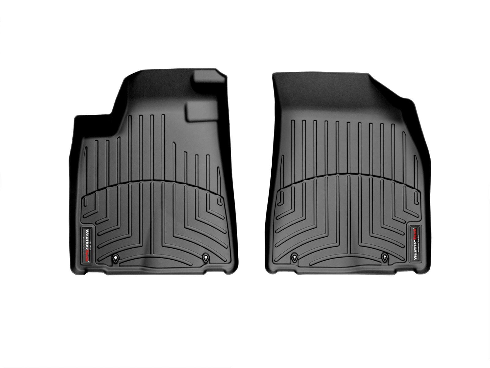 WeatherTech Custom Fit FloorLiners compatible with 2010-2012 Lexus RX - 1st Row (Driver & Passenger), Black