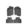 thumbnail image 1 of WeatherTech Custom Fit FloorLiners compatible with 2010-2014 Honda Insight - 1st & 2nd Row, Black, 1 of 5
