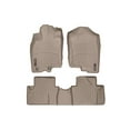 thumbnail image 1 of WeatherTech Custom Fit FloorLiners compatible with 2010-2014 Honda Insight - 1st & 2nd Row, Tan, 1 of 5