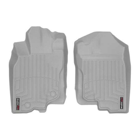 WeatherTech Custom Fit FloorLiners compatible with 2010-2014 Honda Insight - 1st Row (Driver & Passenger), Grey