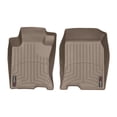 thumbnail image 1 of WeatherTech Custom Fit FloorLiners compatible with 2010-2015 Honda Crosstour - 1st Row (Driver & Passenger), Tan, 1 of 5