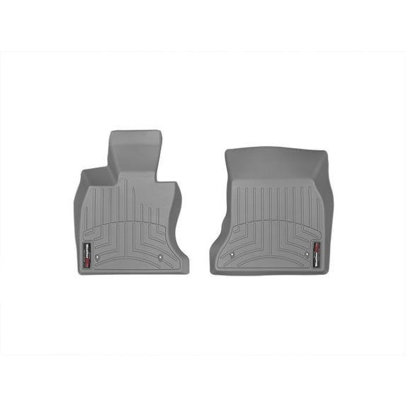 WeatherTech Custom Fit FloorLiners compatible with 2014-2017 BMW 5-Series Gran Turismo - 1st Row (Driver & Passenger), Grey