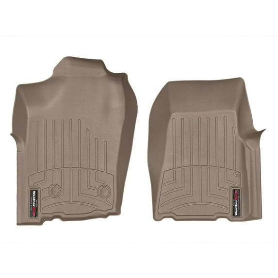 WeatherTech Custom Fit FloorLiners compatible with 2011-2011 Ford Ranger - 1st Row (Driver & Passenger), Tan