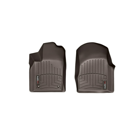 WeatherTech Custom Fit FloorLiners compatible with 2011-2012 Jeep Grand Cherokee - 1st Row (Driver & Passenger), Cocoa