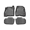 thumbnail image 1 of WeatherTech Custom Fit FloorLiners compatible with 2011-2012 Nissan Leaf - 1st & 2nd Row, Black, 1 of 4