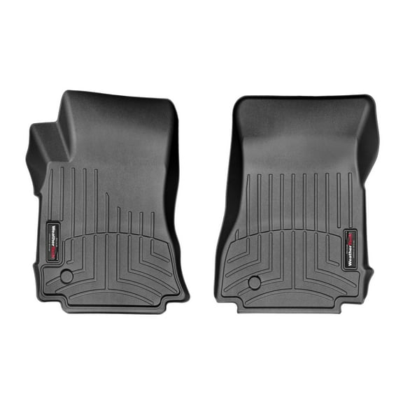 WeatherTech Custom Fit FloorLiners compatible with 2011-2014 Cadillac CTS - 1st Row (Driver & Passenger), Black